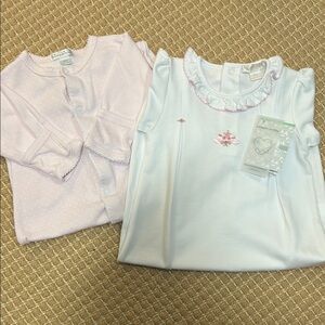 Two Kissy Kissy girls pink nightgowns